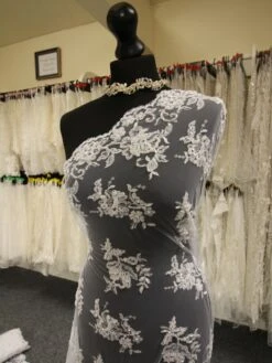 White Beaded Lace - Chloe -Elegance in Lace WhiteBeadedLace Chloe f99d7cc5 28eb 4e5a 8346 12d86d30632a