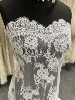 White Corded Lace - Sarah -Elegance in Lace WhiteCordedLace Sarah