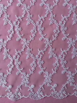 White French Embroidered Lace - Larissa -Elegance in Lace WhiteEmbroideryLace Larissa