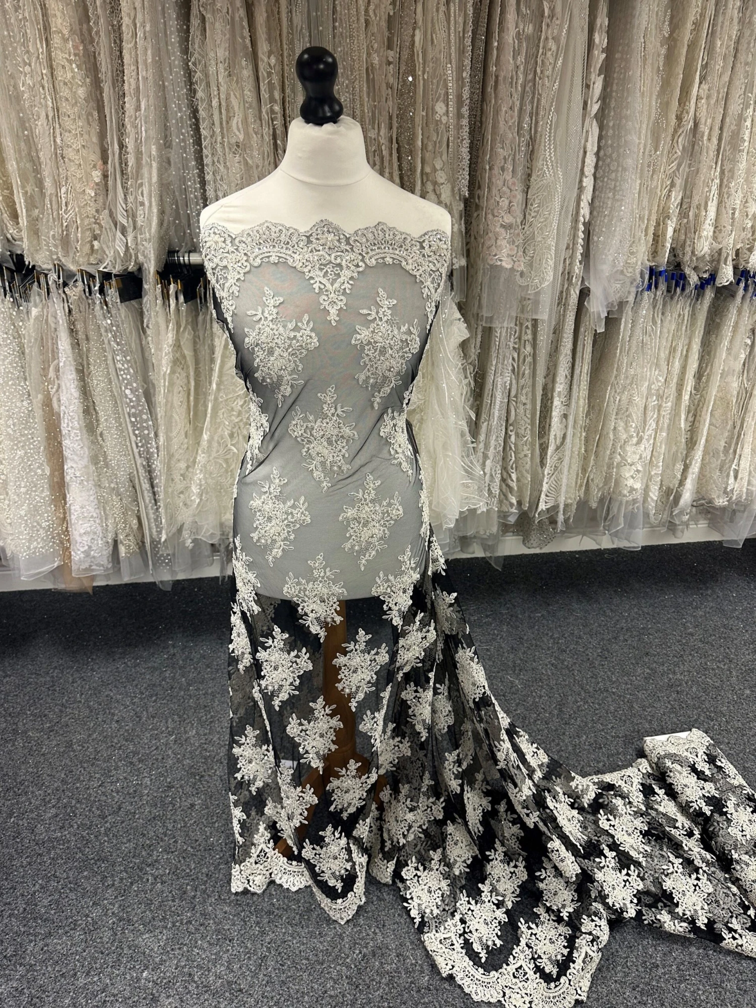 Ivory Corded Lace - Skye 3 Ivory Corded Lace - Skye