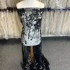 Black & Silver Embroidered Lace - Garbina -Elegance in Lace a 91017afc 4d1d 4d9a b08b 7025b0c81b59