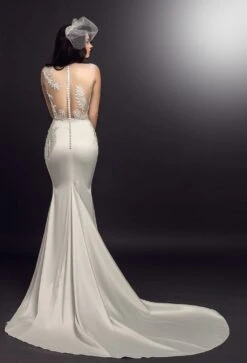 Ivory Beaded With White Feathers Lace - Chantelle -Elegance in Lace adora sposa 2 chantelle