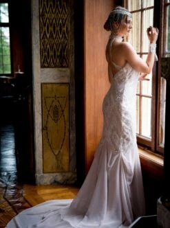 Ivory Sequinned Lace - Anya 20 Ivory Sequinned Lace - Anya -Elegance in Lace anya lace dress3 pannewitz