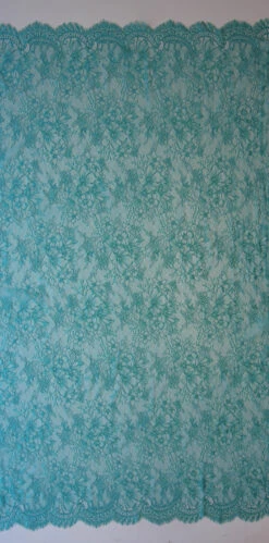 Aqua Raschel Lace - Clio -Elegance in Lace aqua lace clio full width