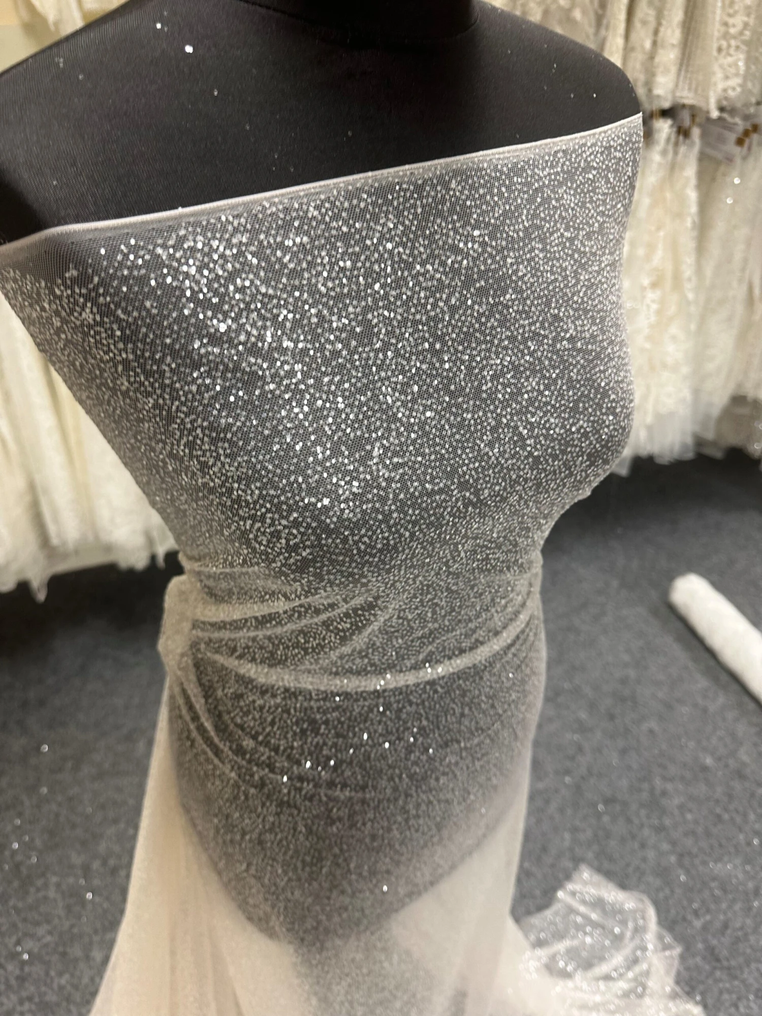 Champagne Glitter Tulle - Lagertha 6 Champagne Glitter Tulle - Lagertha - Image 4