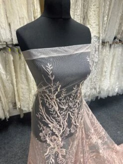 Dusky Pink Embroidered Lace - Bexley -Elegance in Lace b 17372a06 05be 4d1b b156 7d4c16a3b997