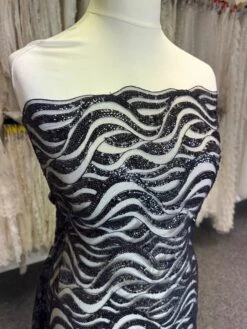 Navy Blue Sequinned Lace - Cerys -Elegance in Lace b 1c374c14 11a9 4e59 b072 fbf36c9b5e21