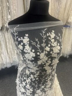 Ivory Beaded 3D Lace - Erwin -Elegance in Lace b d29129da e280 4e9d acaf 467605bafd88