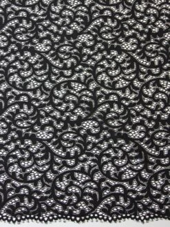 Elegance in Lace -Elegance in Lace black corded lace alexis