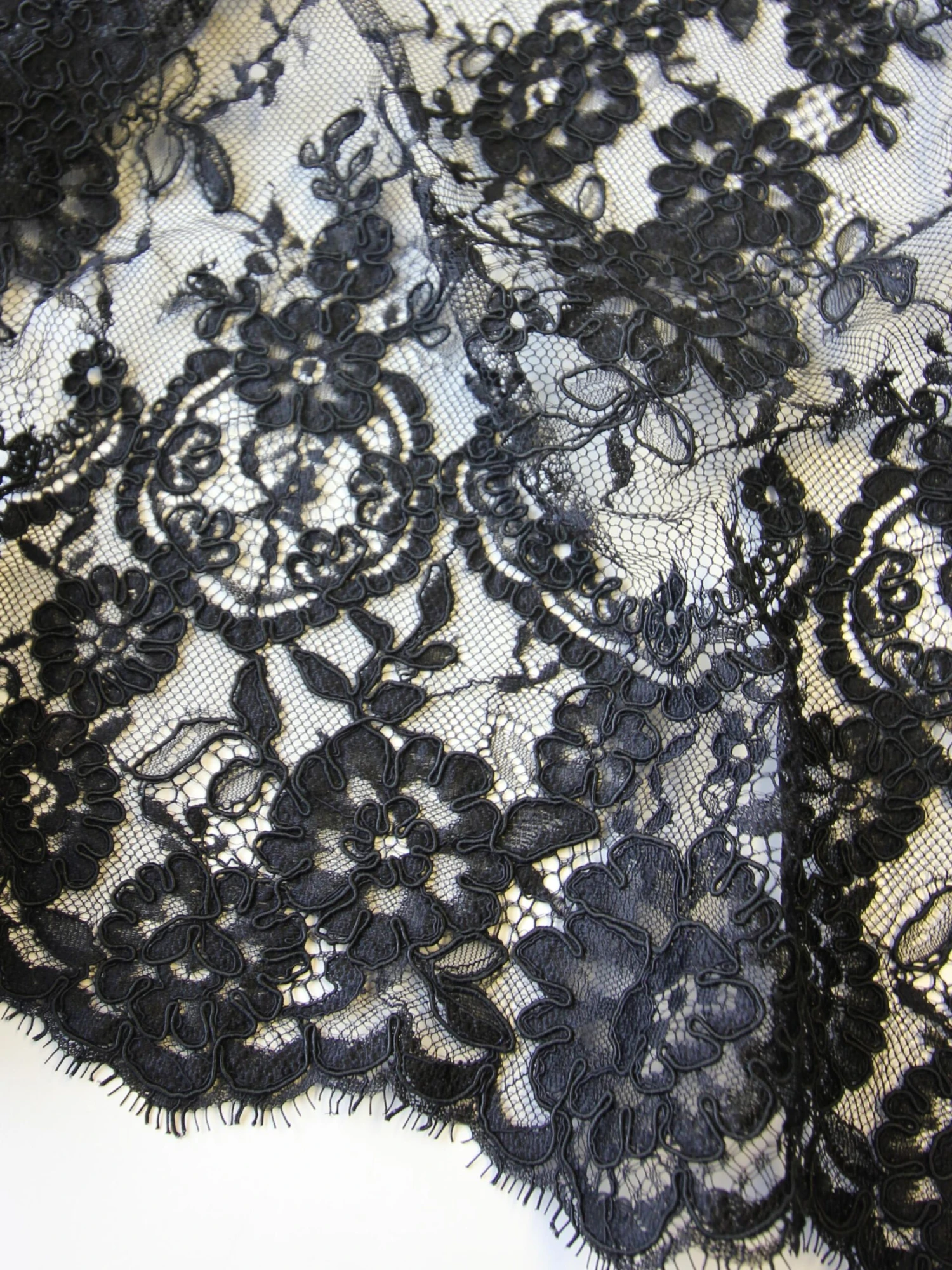 Black Corded Lace - Eloise 8 Black Corded Lace - Eloise - Image 6