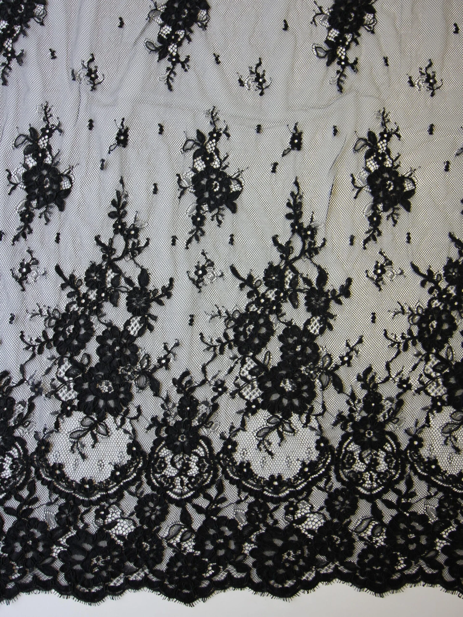 Black Corded Lace - Eloise 5 Black Corded Lace - Eloise - Image 3