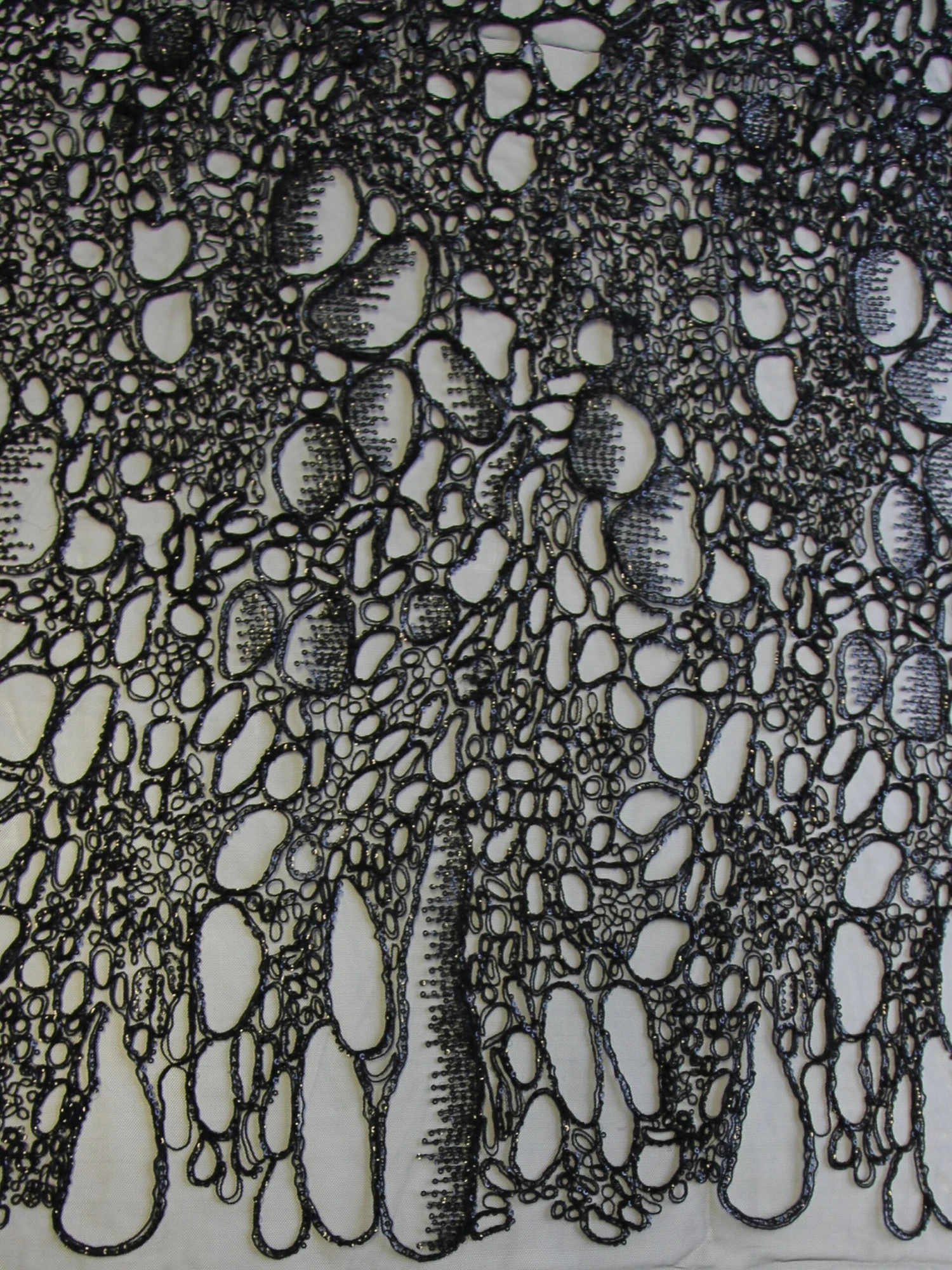 Black Corded Lace - Raven 6 Black Corded Lace - Raven - Image 4