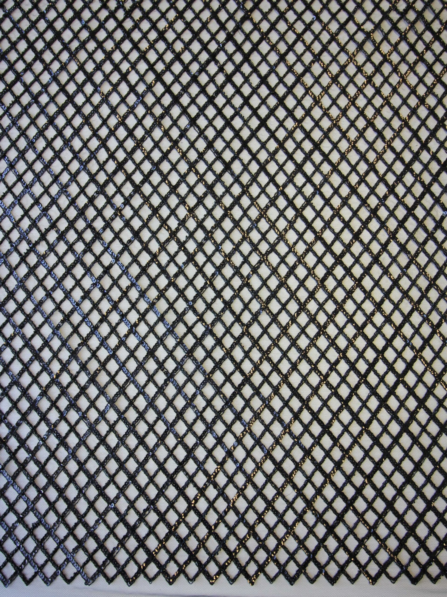 Black Sequinned Lace - Odelia 4 Black Sequinned Lace - Odelia - Image 2