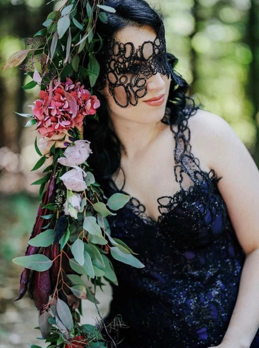 Black Corded Lace - Raven 5 Black Corded Lace - Raven - Image 3