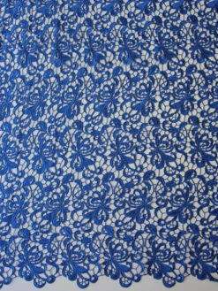 Royal Blue Guipure Lace - Reese -Elegance in Lace blue guipure lace reese