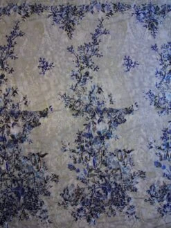 Blue Tonal Lace - Octavia Ocean -Elegance in Lace blue lace octavia full width