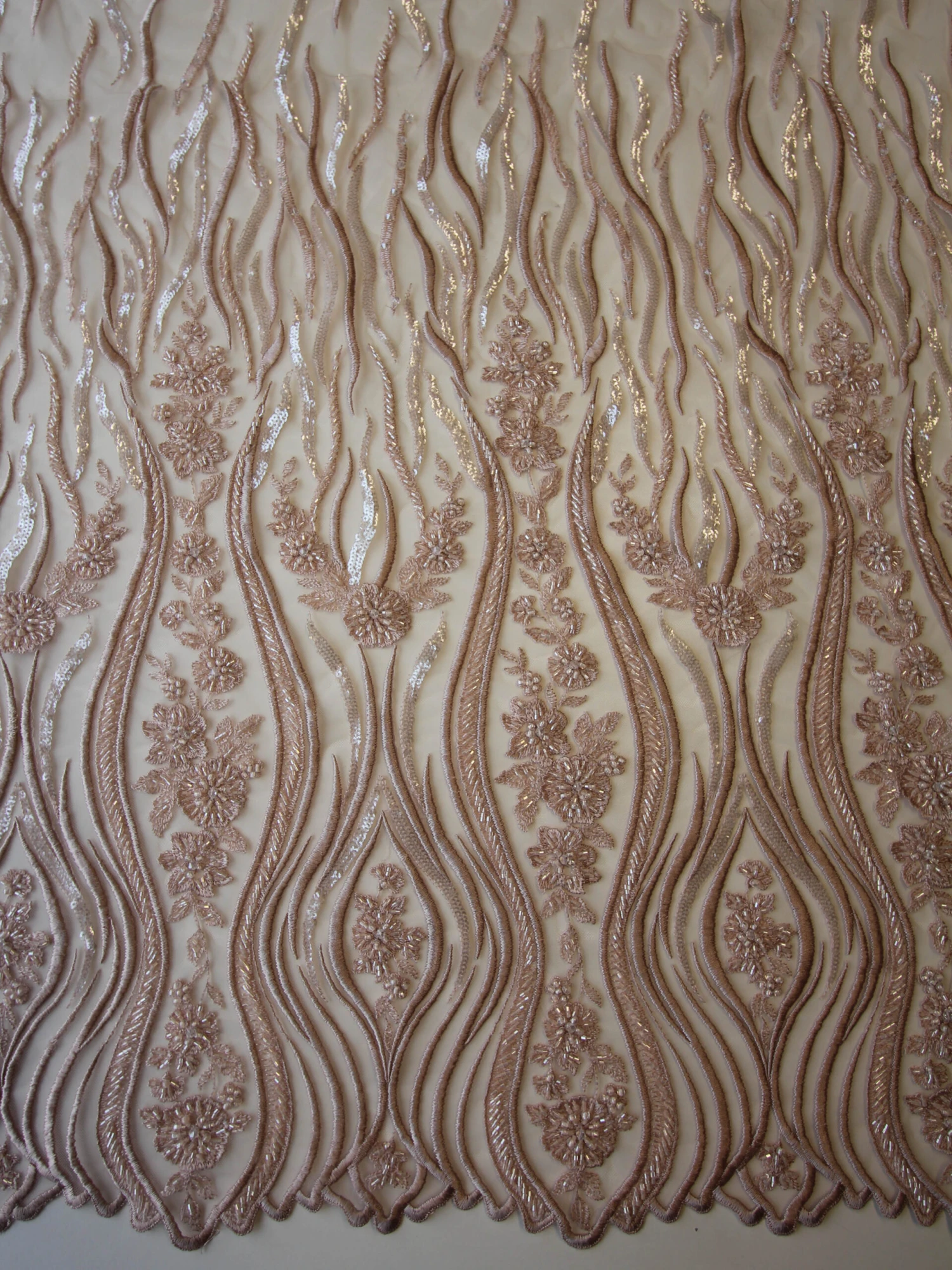 Blush Beaded Lace - Lorna 9 Blush Beaded Lace - Lorna - Image 7