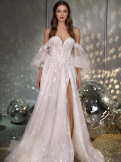 Ivory Beaded Embroidered Lace - Genka 16 Ivory Beaded Embroidered Lace - Genka -Elegance in Lace bridalglamourfeaturingGenkalace