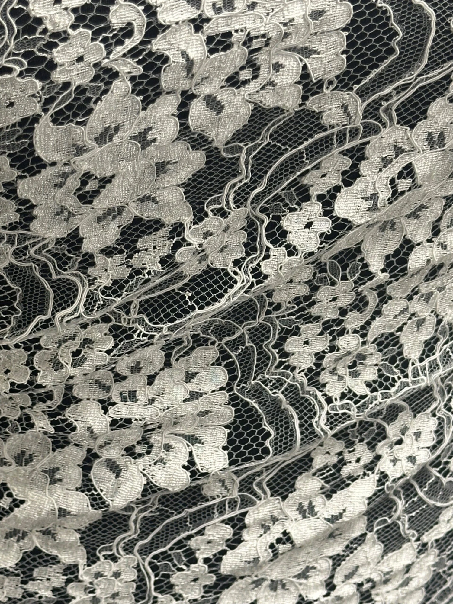 Ivory Chantilly Lace - Adrianna 11 Ivory Chantilly Lace - Adrianna - Image 9