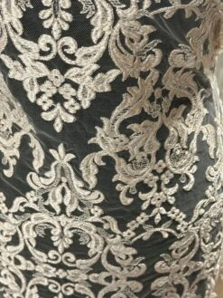Champagne Sequinned Embroidery Lace - Albany 22 Champagne Sequinned Embroidery Lace - Albany -Elegance in Lace c 970dc8d6 f8ea 444d 971a 9b087b4b2574