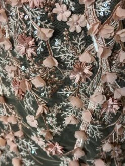 Antique Rose Beaded Lace - Drew -Elegance in Lace c f08bedf9 0b95 494b 869c 5778f4cfb055