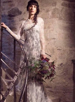 Ivory Beaded And Corded Lace - Carmel -Elegance in Lace carmel lace dress dentelles robes de mariees