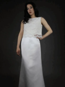 Ivory Beaded Lace - Celine 14 Ivory Beaded Lace - Celine -Elegance in Lace celine lace top1