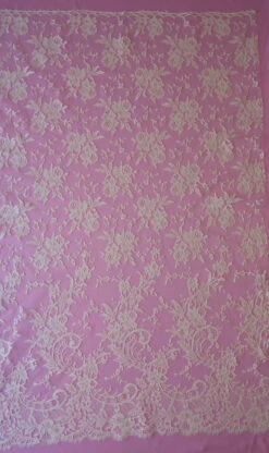 Champagne Chantilly Lace - Dorina -Elegance in Lace champagne chantilly lace dorina full width