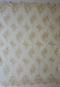 Champagne Corded Lace - Cecilia -Elegance in Lace champagne corded lace cecilia full width