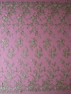 Champagne Beaded Lace - Kendall -Elegance in Lace champagne embroidered lace kendall full width