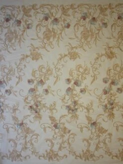 Champagne Embroidered Lace - Keegan -Elegance in Lace champagne lace keegan full width