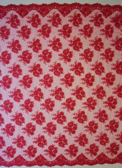 Coral Corded Lace - Riaz -Elegance in Lace coral corded lace riaz full width