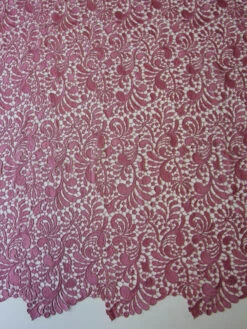 Coral Guipure Lace - Theresa -Elegance in Lace coral guipure lace theresa