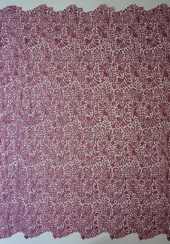 Coral Guipure Lace - Theresa -Elegance in Lace coral guipure lace theresa full width