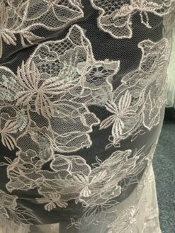 Pink Sequinned Embroidery Lace - Palma -Elegance in Lace d 615f2941 78c4 4078 b857 6d598d6bb731