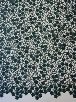 Dark Green Guipure Lace - Ebba 9 Dark Green Guipure Lace - Ebba -Elegance in Lace dark green guipure lace ebba