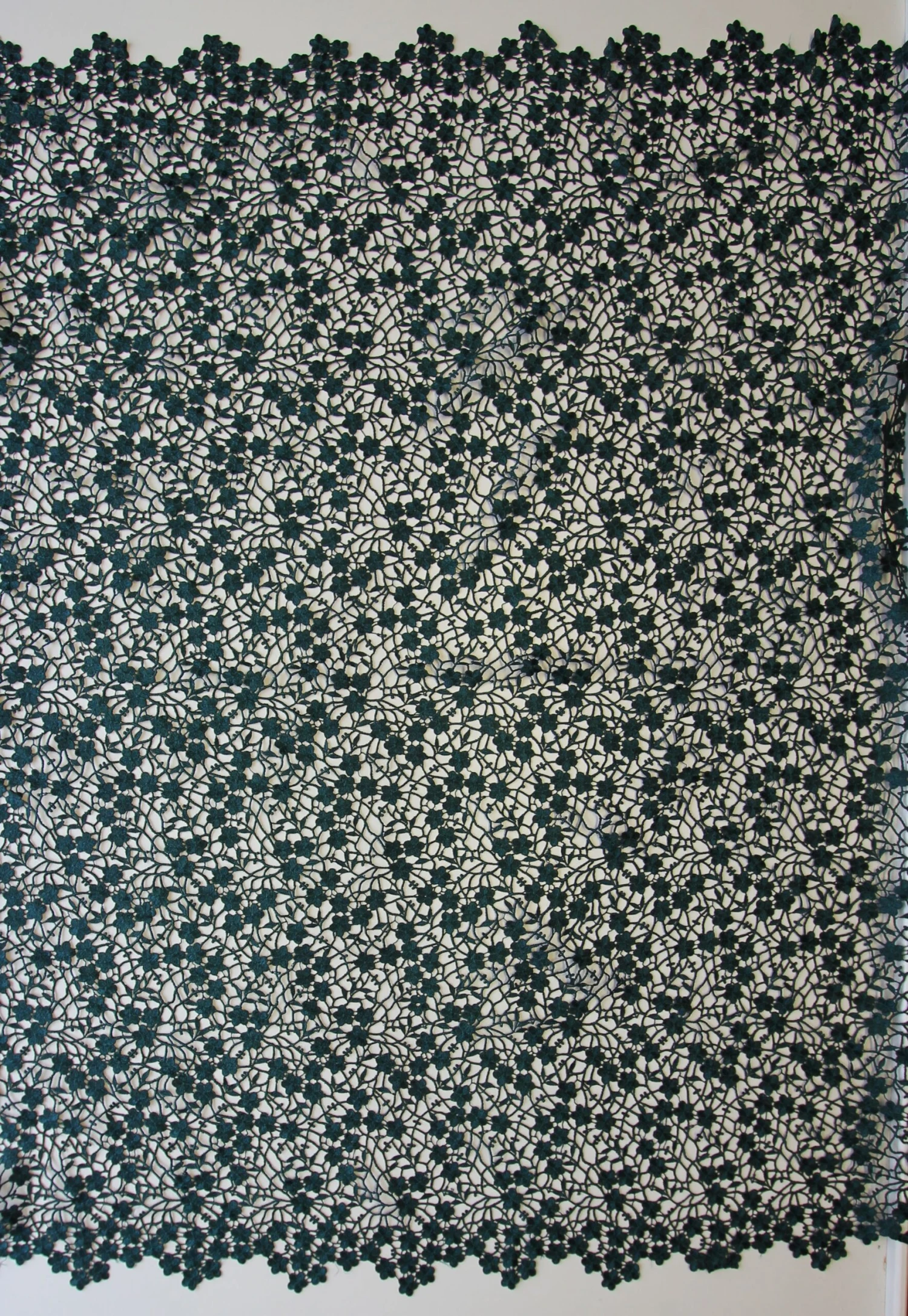 Dark Green Guipure Lace - Ebba 5 Dark Green Guipure Lace - Ebba - Image 3