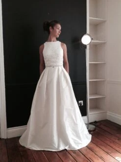 Ivory Corded Lace – Dawn -Elegance in Lace debbie skirt