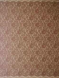 Antique Rose Lace - Hannah -Elegance in Lace dusky pink lace hannah full width