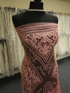 Dusky Pink Embroidered Lace - Nyla -Elegance in Lace duskypinklace nyla 6fc9826f b771 410a a0b6 cb6a40070718