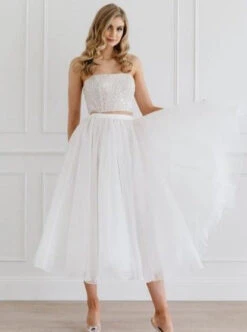 Ivory Sequinned & Beaded Tulle - Sensilla -Elegance in Lace elegance and sophisticated this is a beautiful use of sensilla lace