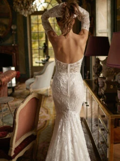 Ivory Beaded Embroidery Lace - Leonella -Elegance in Lace f 8a2a4f66 2850 4749 b8ba 6b99c4e3f60f