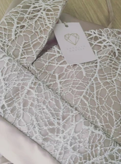 Silver Glitter Lace – River 6 Silver Glitter Lace – River - Image 4