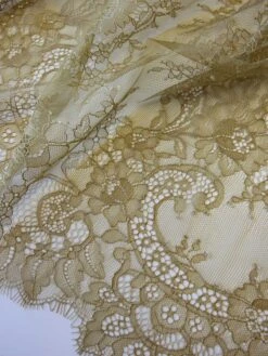 Champagne Raschel Lace - Katherine 13 Champagne Raschel Lace - Katherine -Elegance in Lace gold raschel lace katherine close up