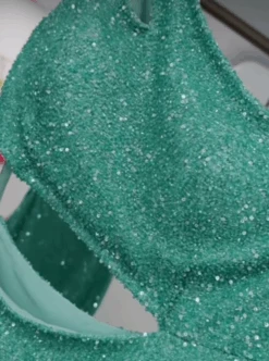 Green Beaded Lace - Britte -Elegance in Lace greenbeadeddressbritte3