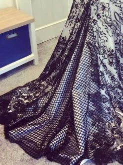 Black Sequinned Lace - Odelia 11 Black Sequinned Lace - Odelia -Elegance in Lace greer 53bf8f8f c8db 4347 aaa8 5757ffc5989e