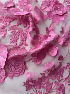 Pink 3D Lace - Meghan -Elegance in Lace h bac7a47f c03b 448b b110 4b29bfcc8c5b