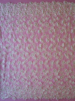 Ivory Flower Lace - Arianna -Elegance in Lace ivory 3d lace arianna full width