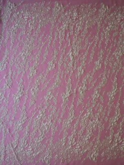 Ivory Glitter 3D Lace - Murdina 13 Ivory Glitter 3D Lace - Murdina -Elegance in Lace ivory and silver glitter lace murdina full width