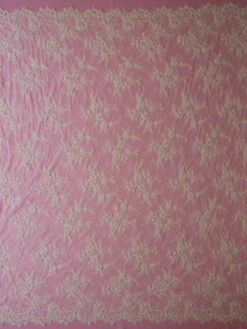 Ivory Beaded And Corded Lace - Carmel -Elegance in Lace ivory beaded lace carmel full width